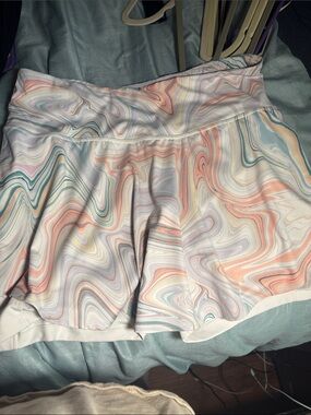 Old Navy Pastel Marble-Print Active Skort XL